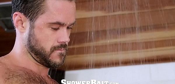  ShowerBait Str8 shower fuck with naive Shawn Andrews